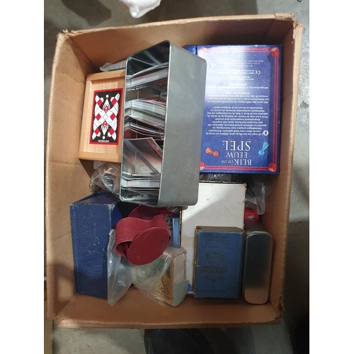 840 - A box of Card Games, etc. (R10)