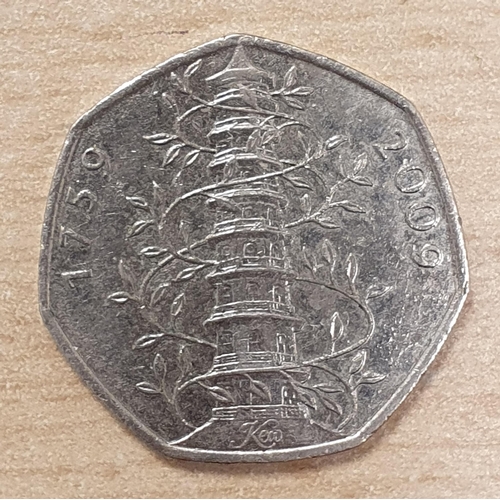 251 - A 2009 Kew Gardens 50p (fifty pence) Coin