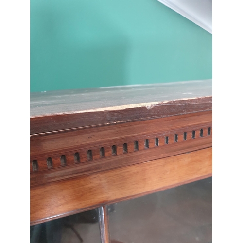 462 - A mahogany Bookcase with pair of astragal glazed doors enclosing adjustable shelves, the base fitted... 