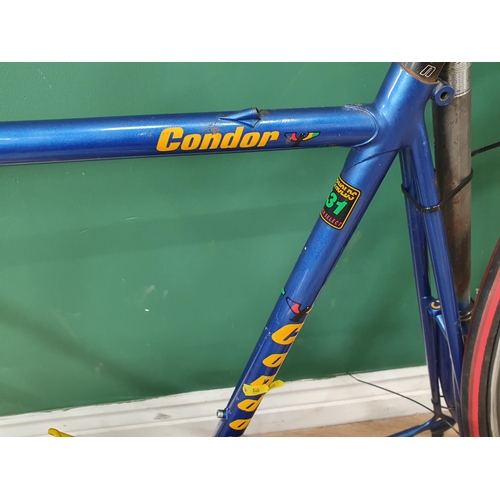 707 - A blue Condor Bicycle in need of construction (R9)