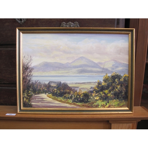 259 - ALAN ARDES. The Mournes, County 'Down, signed, oil on canvas, 14 x 20 in (R9)