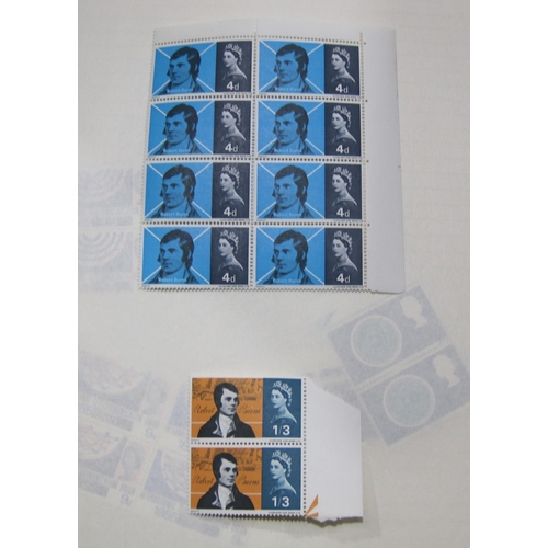 502 - A selection of mint GB KGV1 /QE11 Stamps on loose leaves and in albums, together with a miscellaneou... 