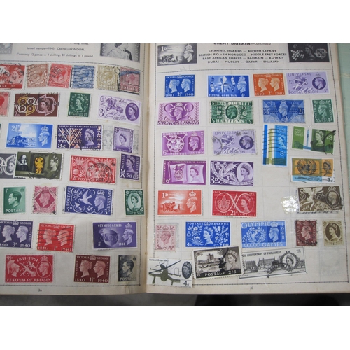 507 - An album containing Australian and other stamps; and A box containing a miscellaneous All World Stam... 