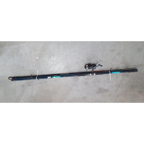 262 - A Shakespeare Beach Caster Fishing Rod 1332-360, and Reel and a Hardy Rod (R3)