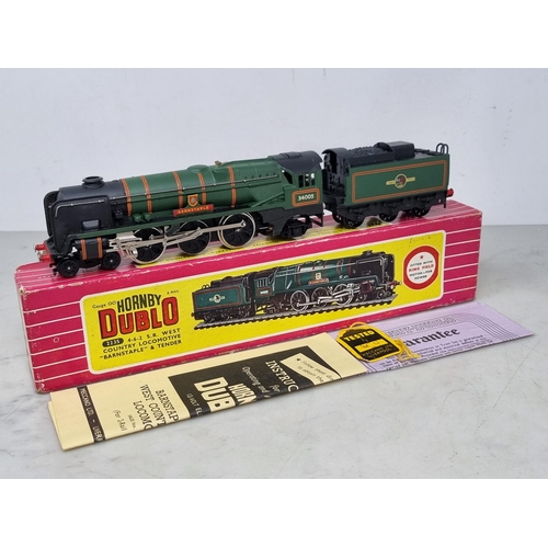 1007 - A boxed Hornby Dublo 2235 'Barnstaple' Locomotive, unused in mint condition. Box is in excellent plu... 