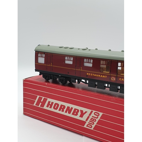 1047 - A boxed Hornby Dublo 4071 B.R. Restaurant Car, unused. Restaurant car is unused but slight mark at o... 