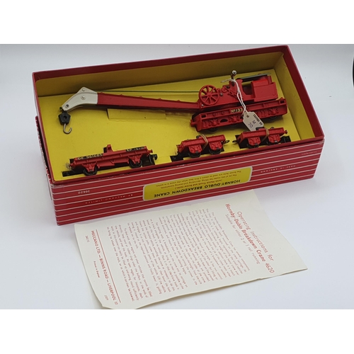 1054 - A boxed Hornby Dublo Export 4820 Breakdown Crane, unused. Crane in mint condition showing no signs o... 