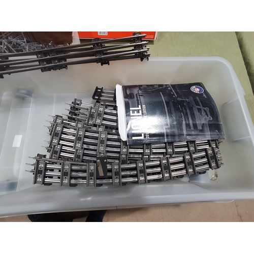 1070 - A quantity of Hornby and Lionel 3-rail O gauge Track including 29x Hornby full straights, 3x 1/2 str... 