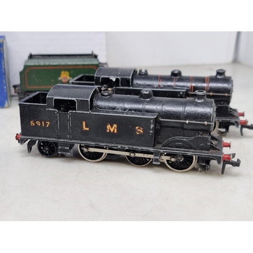 1080 - Two boxed Hornby Dublo EDL12 matt 'Duchess of Montrose' with boxed D12 Tender and unboxed Tender (on... 