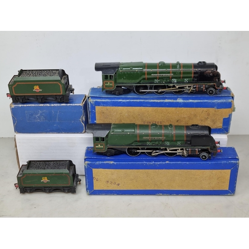 1080 - Two boxed Hornby Dublo EDL12 matt 'Duchess of Montrose' with boxed D12 Tender and unboxed Tender (on... 