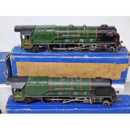 1080 - Two boxed Hornby Dublo EDL12 matt 'Duchess of Montrose' with boxed D12 Tender and unboxed Tender (on... 