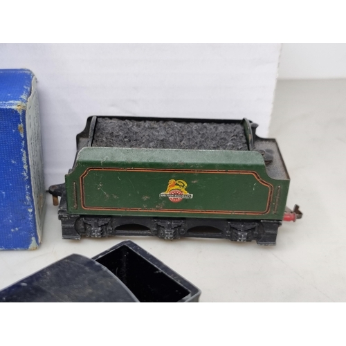 1080 - Two boxed Hornby Dublo EDL12 matt 'Duchess of Montrose' with boxed D12 Tender and unboxed Tender (on... 