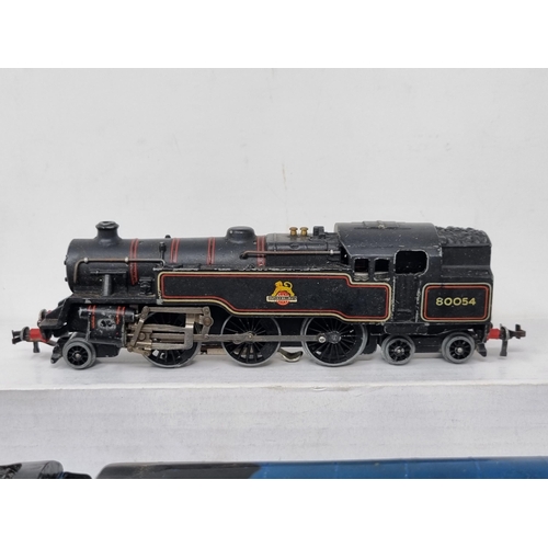 1084 - Four unboxed Hornby Dublo 3-rail Locomotives including 'Duchess of Montrose', A4 'Sir Nigel Gresley'... 