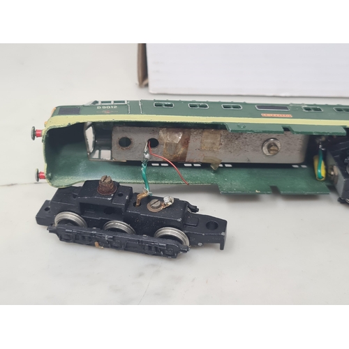 1100 - Two unboxed Hornby Dublo 2-rail 0-6-0T Locomotives, an unboxed 2-rail 'Crepello' (one bogie loose an... 