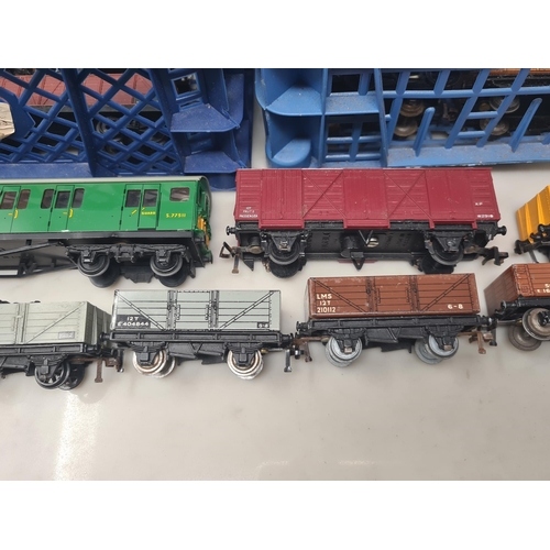 1104 - Two boxed Hornby Dublo 3400 T.P.O Mail Van Sets and a 2400 Mail Van Set