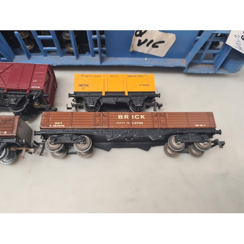 1104 - Two boxed Hornby Dublo 3400 T.P.O Mail Van Sets and a 2400 Mail Van Set