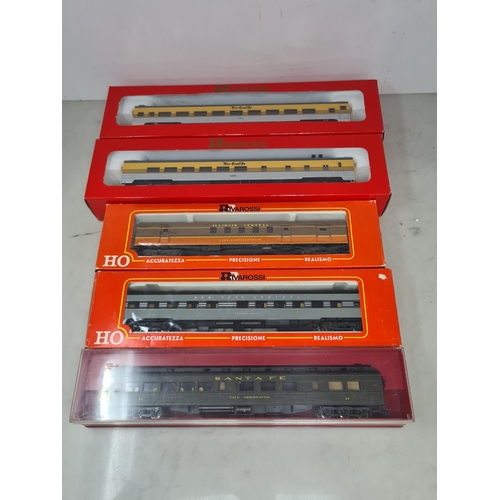 1111 - Thirteen boxed Rivarossi HO scale Coaches, an unboxed Rivarossi Coach and four boxed AHM HO scale Co... 