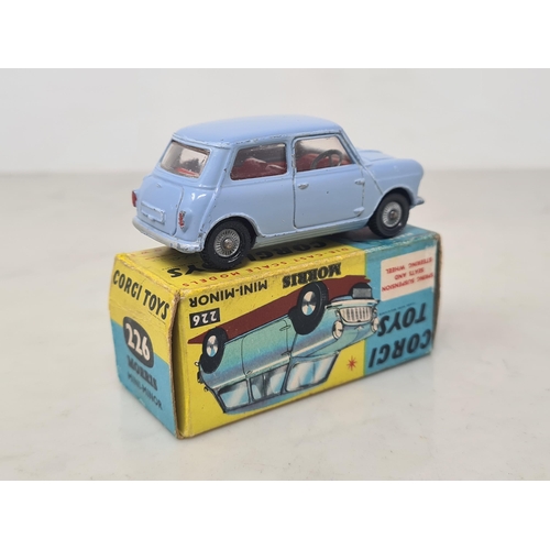 1158 - A boxed Corgi Toys No.226 Morris Mini-Minor, VG, box VG