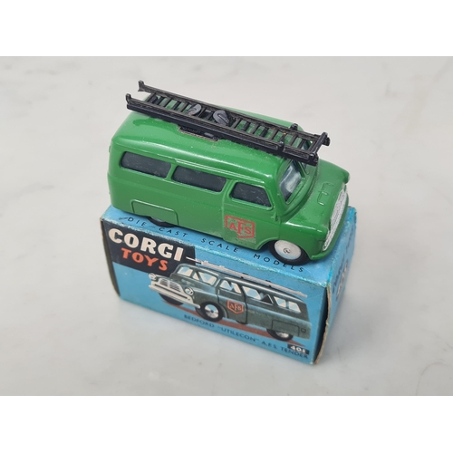 1162 - A boxed Corgi Toys No.405 Bedford 'Utilecon' Tender, Nr M, box VG-Ex