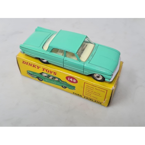 1169 - A boxed Dinky Toys No.148 green Ford Fairlane, VG, box Ex