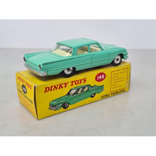 1169 - A boxed Dinky Toys No.148 green Ford Fairlane, VG, box Ex