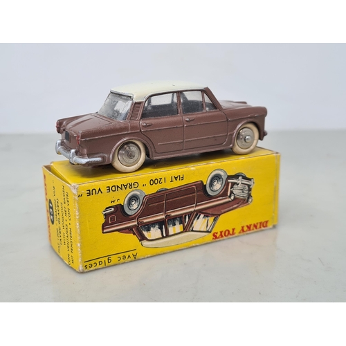 1174 - A boxed French Dinky Toys No.531 Fiat 1200 'Grande Vue', Ex, box VG