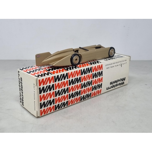 1187 - A boxed Western Models 1:43 scale 'Golden Arrow' land speed record Car