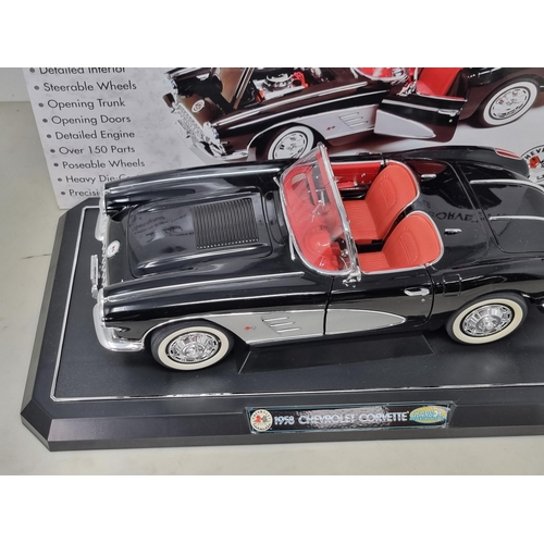 1193 - A boxed Gearbox Toys 1958 Chevrolet Corvette 'Black' Convertible