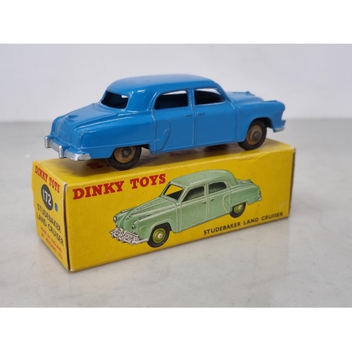 1201 - A boxed Dinky Toys No.172 blue Studebaker Land Cruiser, Nr M-M, box superb