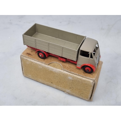 1208 - A boxed Dinky Supertoys No.511 grey with red chassis Guy 4-ton Lorry, Nr M-M, box Ex