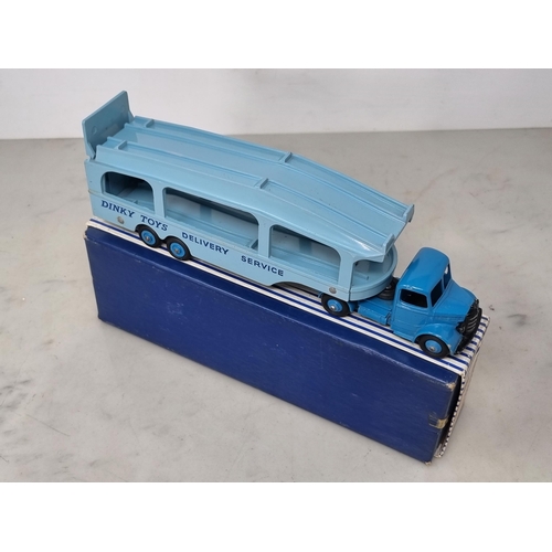 1212 - A boxed Dinky Toys No.982 Pullmore Car Transporter, Nr M-M with No.994 Ramp and packing, box Ex, loa... 