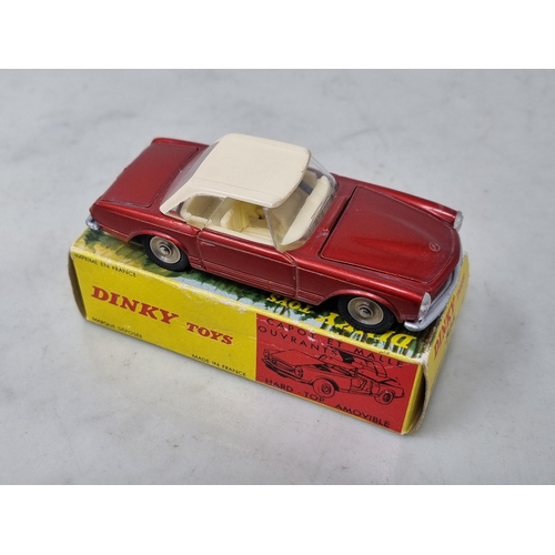 1232 - A boxed French Dinky Toys No.516 Mercedes-Benz 230SL, Nr M-M, box VG