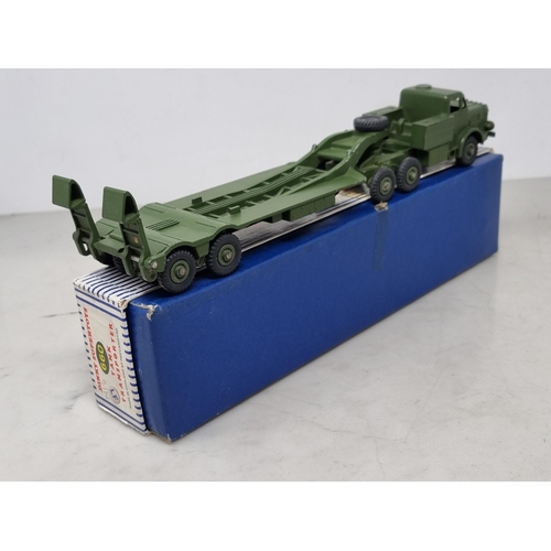 1251 - A boxed Dinky Supertoys No.660 Tank Transporter, Nr M-M, box Ex with all packing