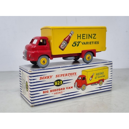 1269 - A rare boxed Dinky Toys No.923 Bedford 'Heinz' Van with sauce bottle, Nr M-M, box superb with correc... 