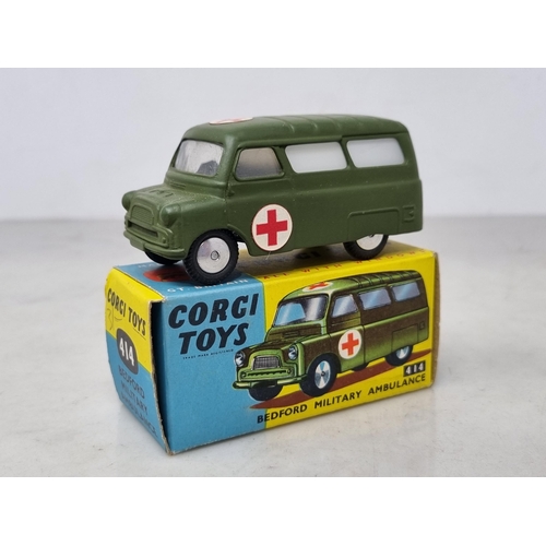 1274 - A boxed Corgi Toys No.414 Bedford Military Ambulance, Nr M-M, box superb