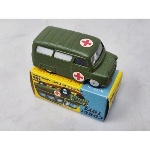 1274 - A boxed Corgi Toys No.414 Bedford Military Ambulance, Nr M-M, box superb