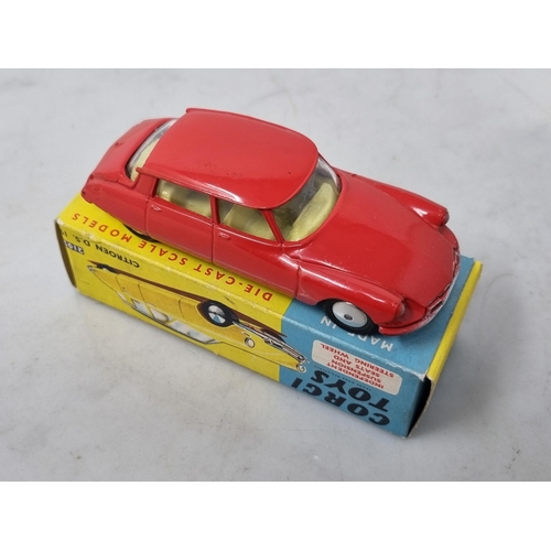 1287 - A boxed Corgi Toys No.210S Citroen DS19, Nr M-M, box Ex