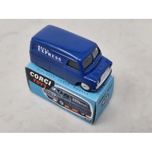 1297 - A boxed Corgi Toys No.403 Bedford 'Daily Express' Van with leaflet, Nr M-M, box superb