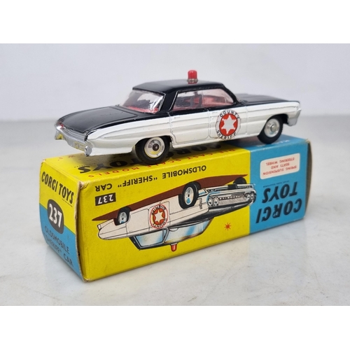 1300 - A boxed Corgi Toys No.237 Oldsmobile Sheriff Car, Nr M-M, box Nr perfect