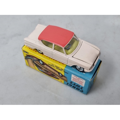 1301 - A boxed Corgi Toys No.234 Ford Consul Classic, Nr M-M, box superb