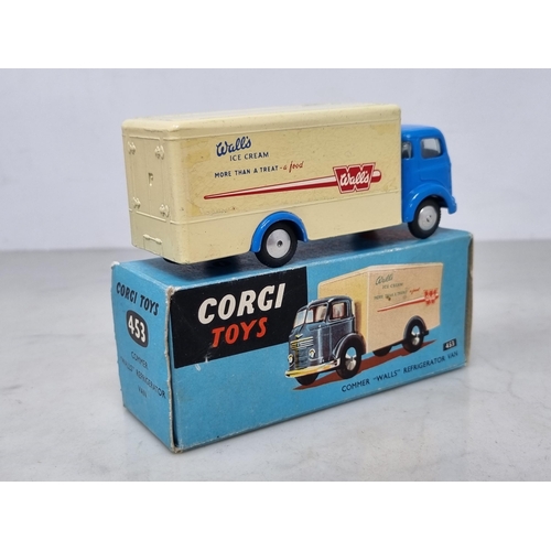 1308 - A boxed Corgi Toys No.453 Commer 'Walls' Refrigerator Van, Nr M-M, box Ex