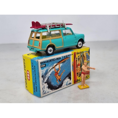 1309 - A boxed Corgi Toys No.485 B.M.C. Mini-Countryman Surfing with leaflet, Nr M-M, box superb