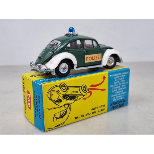 1310 - A boxed Corgi Toys No.492 European Police Car, Nr M-M, box superb