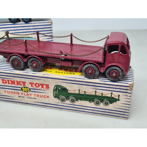 1318 - A boxed Dinky Toys No.982 Pullmore Car Transporter and Loading Ramp and a boxed Dinky Toys No.905 ma... 