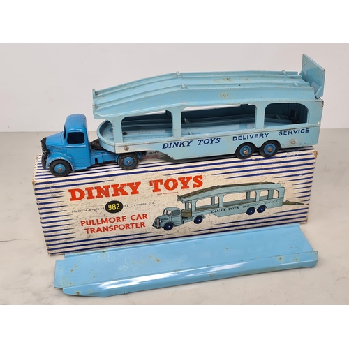 1318 - A boxed Dinky Toys No.982 Pullmore Car Transporter and Loading Ramp and a boxed Dinky Toys No.905 ma... 