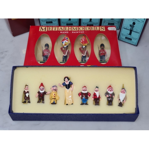 1367 - Ten boxed W. Britain's Collector's Edition Models of Scots Guards, a boxed 40318 Drum Major in State... 