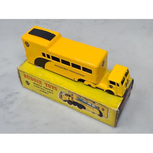 1380 - A boxed Budgie Models No.218 'Jumbo' Mobile Traffic Control Unit, VG, box G