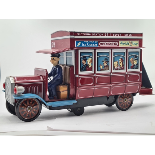 1387 - A battery operated tinplate Bus