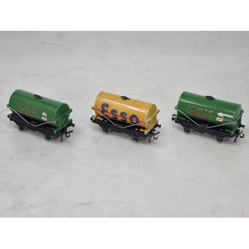 1036 - Two Hornby Dublo 'Pwer Ethyl' Tankers in very good to excellent condition and a buff 'Esso' Tanker i... 