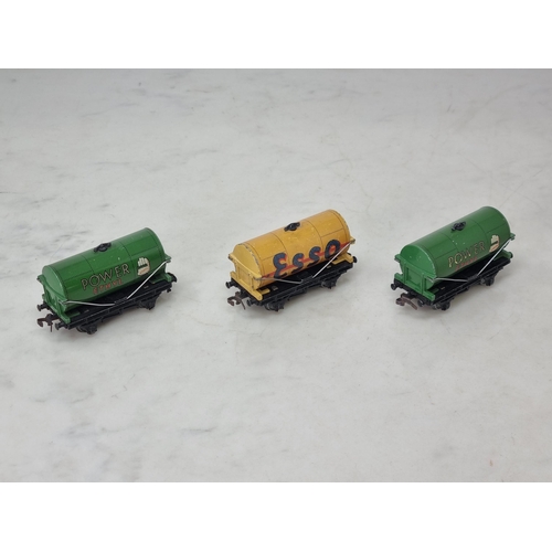 1036 - Two Hornby Dublo 'Pwer Ethyl' Tankers in very good to excellent condition and a buff 'Esso' Tanker i... 